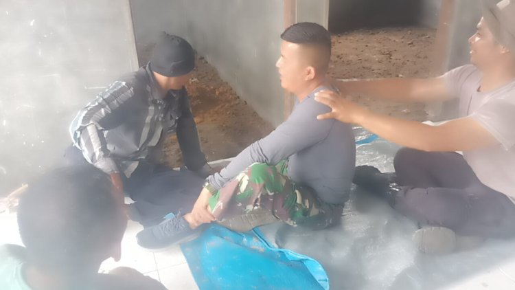 Kebersamaan Sederhana, Makna Luar Biasa di Lokasi RTLH TMMD ke-127