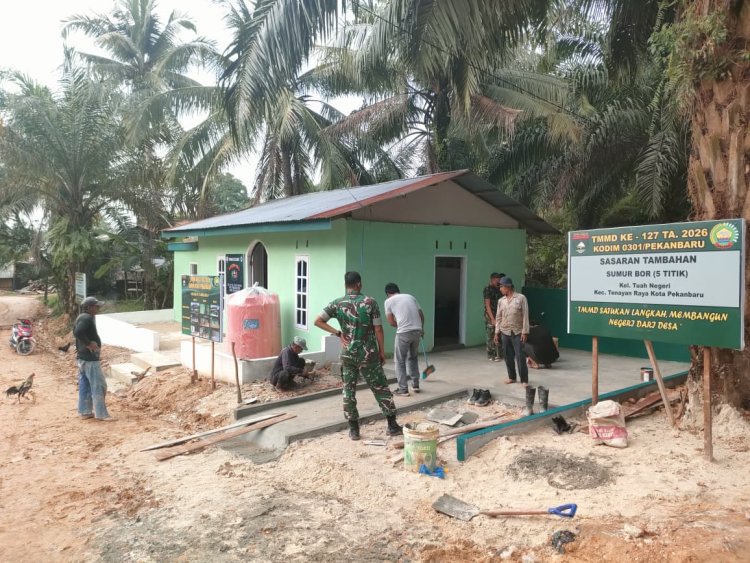 Jelang Kunjungan Wasev TMMD, Posyandu Kasih Ibu Semakin Siap Layani Warga