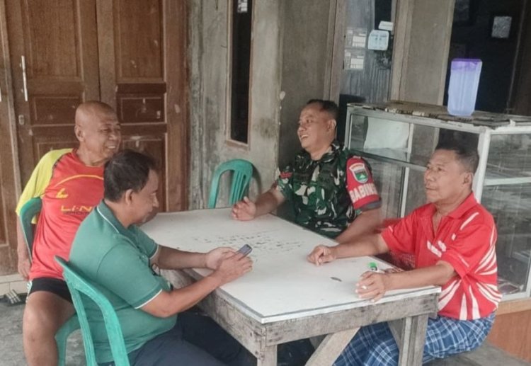 Babinsa Hadir di Tengah Warga, Bangun Kepedulian Jaga Kamtibmas