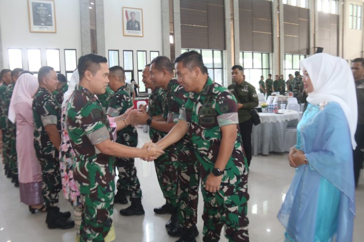 Momentum Idul Fitri,Dandim 0301/Pbr Ikuti Halal bihalal Kodam XIX/ Tuanku Tambusai