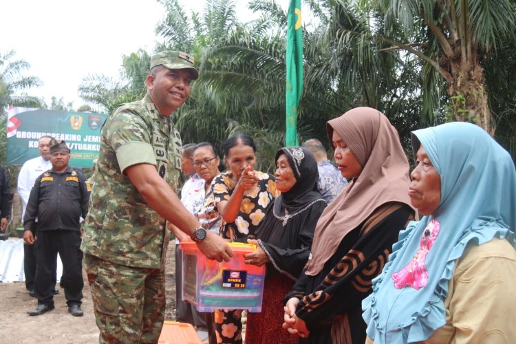 Sinergi TNI-Polri dan Pemko, Jembatan Garuda Resmi Dibangun di Pekanbaru