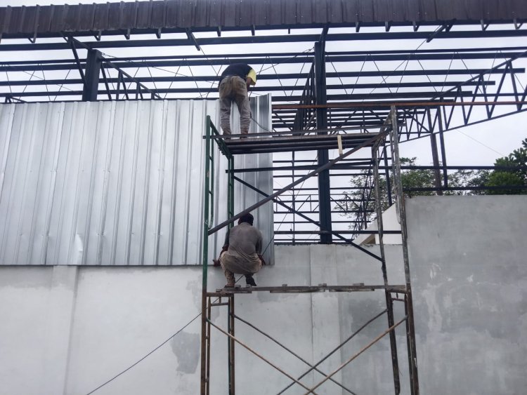 Sukseskan Program Pemerintah Untuk Kemakmuran Bangsa,Babinsa Kodim 0301/Pbr Monitoring Pembangunan KDKMP