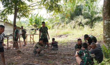 Kodim 0301/Pekanbaru Hadirkan Harapan Baru di Setiap Pekerjaan Jembatan