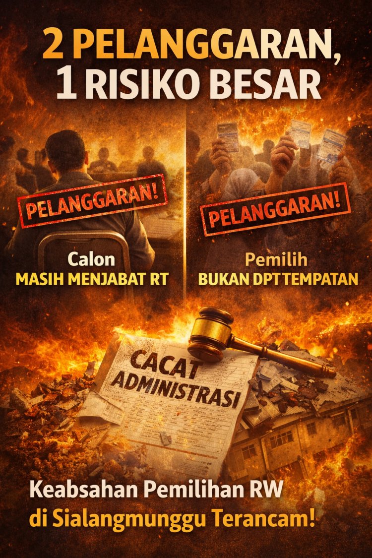 Pemilihan RW Terancam Cacat Administrasi, Dua Dugaan Pelanggaran Krusial Muncul di Sialangmunggu