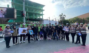 Polantas Hadir di CFD Pekanbaru, Warga Apresiasi Lebih Aman dan Nyaman — Dirlantas Riau Tekankan Edukasi Kamtibmas, Kamseltibcarlantas dan Green Policing