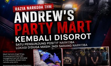 Razia Narkoba di THM Pekanbaru: Andrew’s Party Mart Kembali Disorot, Jejak Lama Belum Benar-Benar Hilang