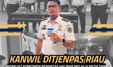 Kanwil Ditjenpas Riau Perkuat Komitmen Berantas HALINAR Melalui Razia dan Tes Urine 