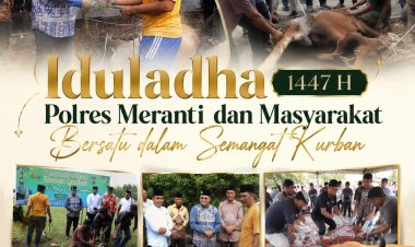 Iduladha Penuh Makna, Polres Meranti Bangun Kedekatan dengan Warga Lewat Kurban