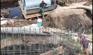 Pengerjaan Jembatan Garuda di Pekanbaru Terus Dilakukan Secara Bertahap