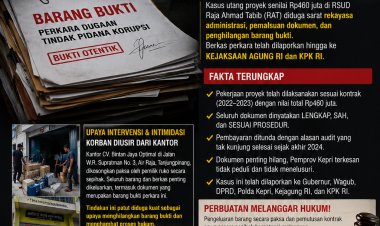 Dua Perusahaan Mitra Diduga Dikondisikan Jadi Korban, Ada Apa yang Disembunyikan RSUD Raja Ahmad Tabib di Balik Tunggakan Rp460 Juta?