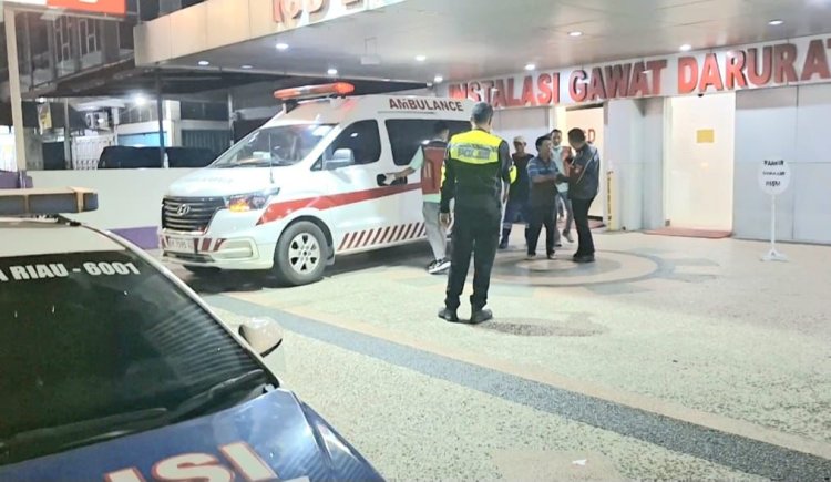 Dramatis, Sat PJR Ditlantas Polda Riau Kawal Ambulans Pasien Kritis, Berhasil Tiba Tepat Waktu