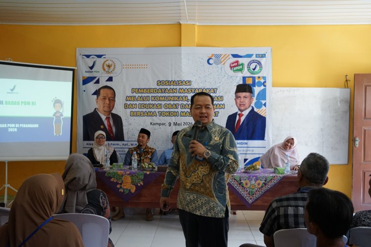 Aksi Nyata Komisi IX DPR RI & BBPOM Pekanbaru: Kawal Warga Kampar Utara dari Bahaya kosmetika yang tidak aman