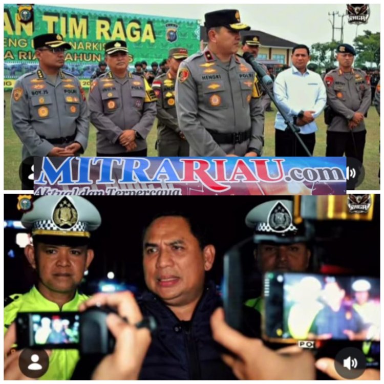 Tim Raga Polda Riau Sukses Diluncurkan,Bentuk Komitmen Kapolda Ciptakan Riau Aman Dari Anarkis Dan Geng