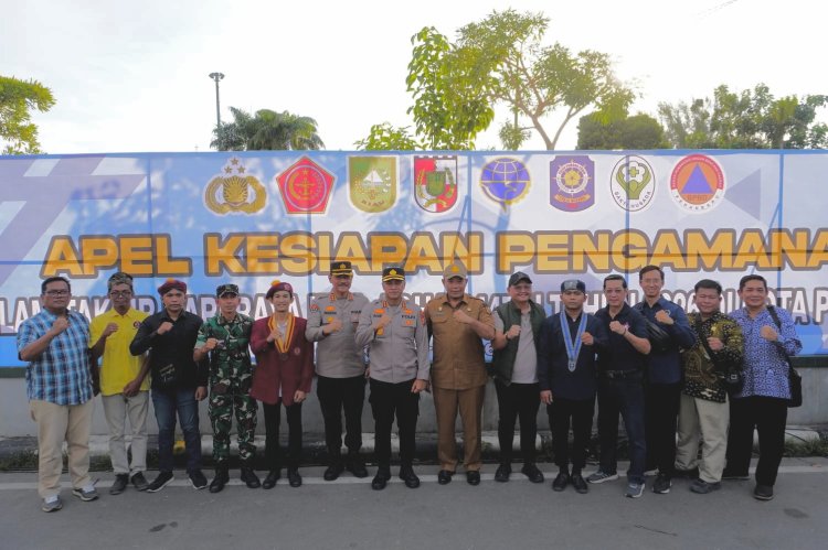 Wakili Dandim, Pasiops Hadiri Apel Kesiapsiagaan Pengamanan Malam Takbir Idul Adha 1447 H