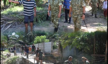 Kasdam XIX/TT Tinjau Pembangunan Jembatan Garuda Armco di Rumbai Barat