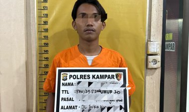 Polres Kampar Tangkap Pria 20 Tahun Terkait Pencabulan, Begini Kronologisnya