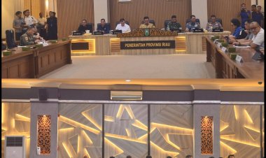 Dandim 0301/Pekanbaru Hadiri Rakor Persiapan Kunjungan Ibu Selvi Gibran di Riau
