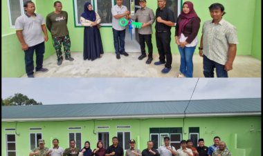 Wakili Dandim, Pasipers Kodim 0301/Pekanbaru Ikuti Penyerahan Rumah Dinas Tim Intel Pasca Renovasi