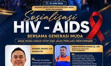 Wakil Wali Kota Pekanbaru Ajak Generasi Muda Bentengi Diri dari HIV/AIDS: Stop Perilaku Berisiko, Bangun Generasi Sehat dan Bebas Stigma