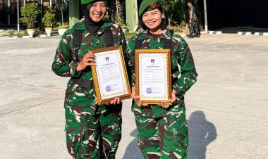 Dua Srikandi Kodim 0301/Pekanbaru Raih Juara III Umum pada Kejuaraan Pencak Silat Militer TNI AD