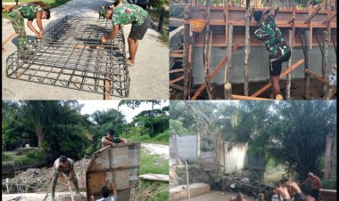 Jembatan Garuda, Bukti Gotong Royong TNI dan Warga Membangun Akses Harapan di Pekanbaru