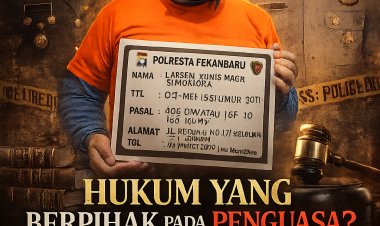Hukum untuk Keadilan atau Alat Kekuasaan? Publik Soroti Penanganan Kasus Aktivis KNPI Riau Larshen Yunus