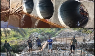 Melalui Jembatan Garuda, Kodim 0301/Pekanbaru Dorong Kelancaran Aktivitas Masyarakat