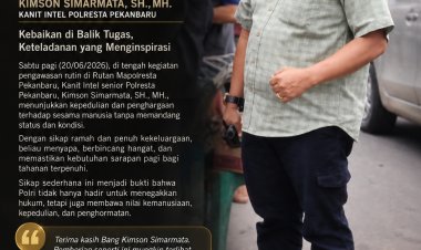 Kebaikan yang Tak Mengenal Batas, Sosok Humanis Kimson Simarmata Tuai Apresiasi