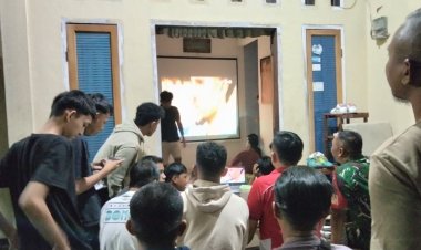 Babinsa Hadir di Tengah Warga, Nobar Piala Dunia Jadi Ajang Memperkuat Persaudaraan