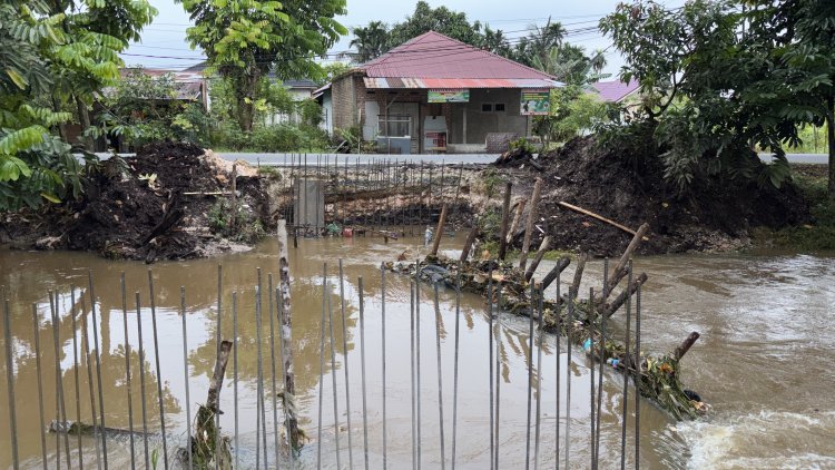 Banjir di Lokasi Proyek, Pembangunan Dua Jembatan Garuda Ditangguhkan Sementara