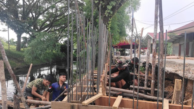 Kodim 0301/Pekanbaru Kebut Pembangunan Tiga Jembatan Garuda Guna Percepat Mobilitas Dan Ekonomi Warga