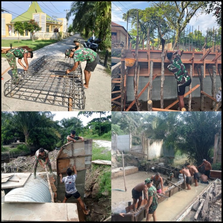 Jembatan Garuda, Bukti Gotong Royong TNI dan Warga Membangun Akses Harapan di Pekanbaru