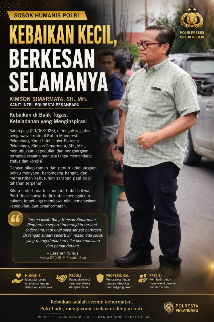 Kebaikan yang Tak Mengenal Batas, Sosok Humanis Kimson Simarmata Tuai Apresiasi