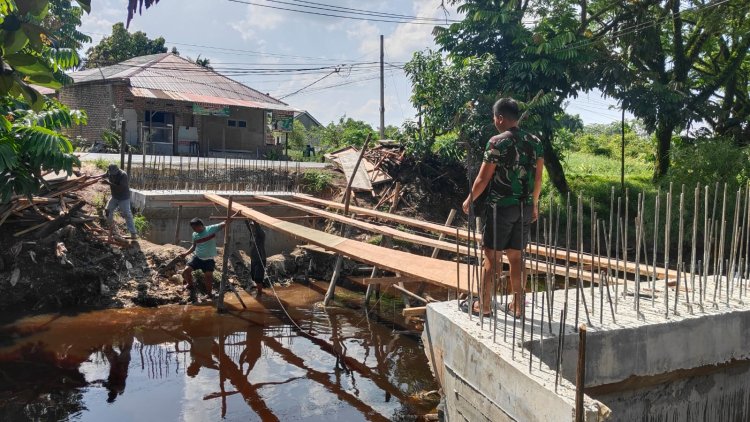 Pondasi Rampung, Pembangunan Jembatan Garuda Beton Terus Dikebut