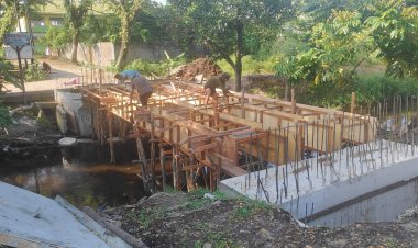 Kemanunggalan TNI dan Rakyat Terwujud Melalui Pembangunan Jembatan Garuda Beton