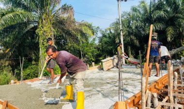 Infrastruktur untuk Rakyat, Empat Jembatan Garuda Terus Dikebut Kodim 0301/Pekanbaru