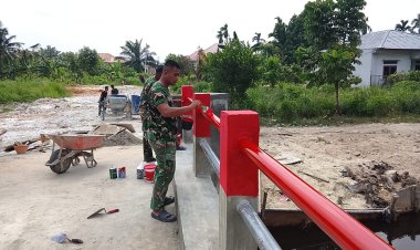 Pengecatan Jadi Tahap Akhir, Jembatan Garuda Armco Segera Siap Dimanfaatkan Warga