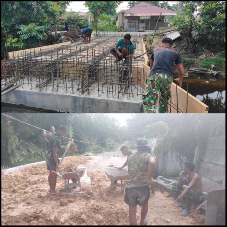 - Gotong Royong TNI dan Warga Percepat Pembangunan Empat Jembatan Garuda di Pekanbaru