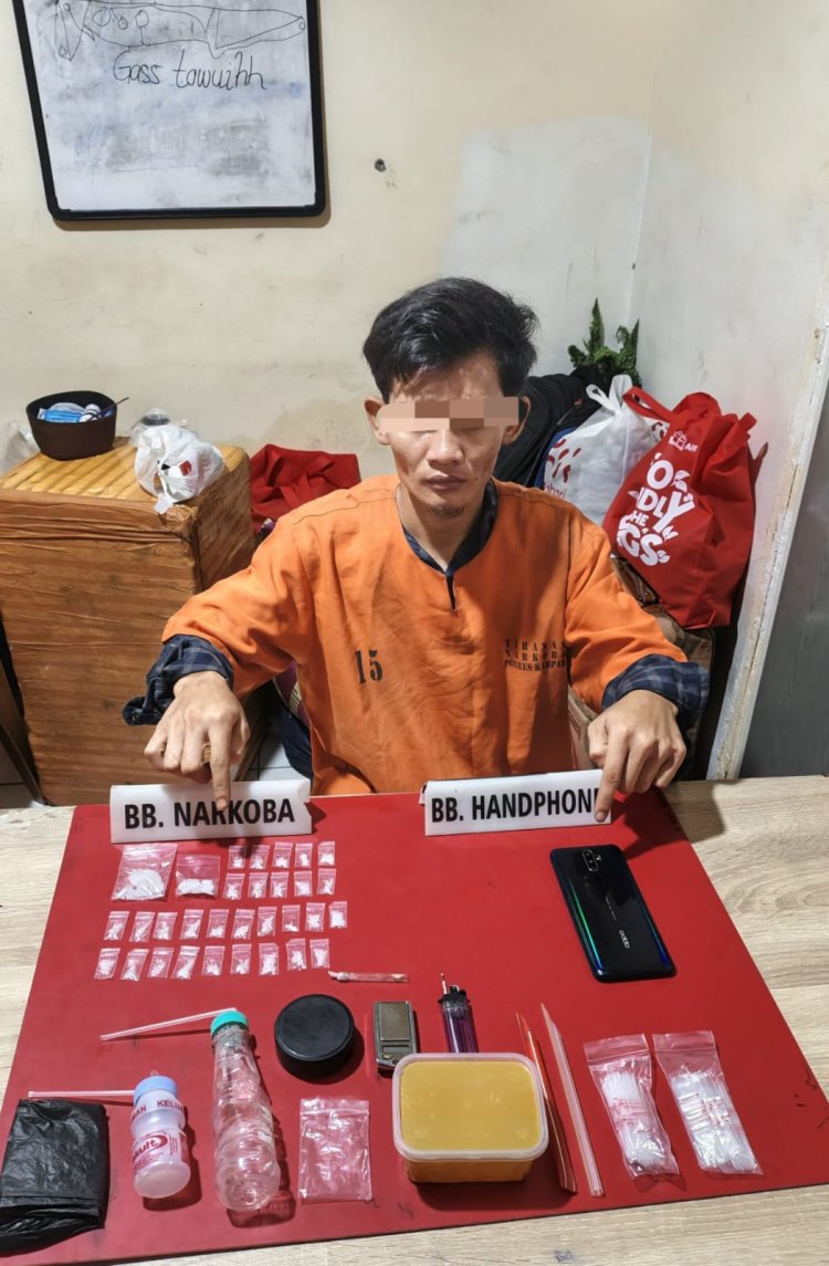 Satres Narkoba Tangkap Pengedar Narkoba, Sita 31 Paket Siap Edar