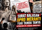 LAPORAN ETIK MASUK, BERKAS DIMINTA LENGKAPI: JANGAN SAMPAI KODE ETIK KALAH OLEH URUSAN ADMINISTRASI