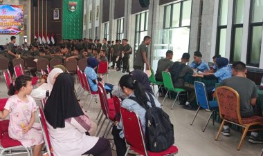 Kodam XIX/Tuanku Tambusai Gelar Bakti Sosial Kesehatan, TNI dan Masyarakat Bersatu dalam Aksi Kemanusiaan