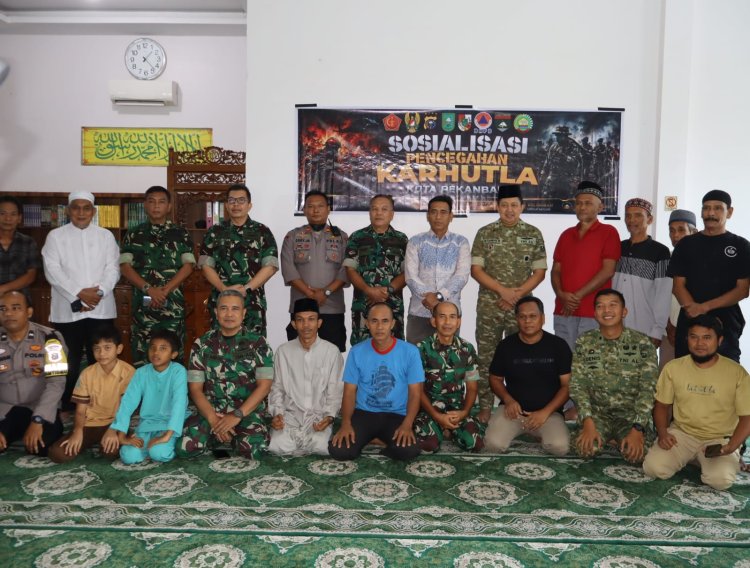 Tim Penyuluhan Mabes TNI Gencarkan Edukasi Karhutla, Warga Diajak Peduli Lingkungan