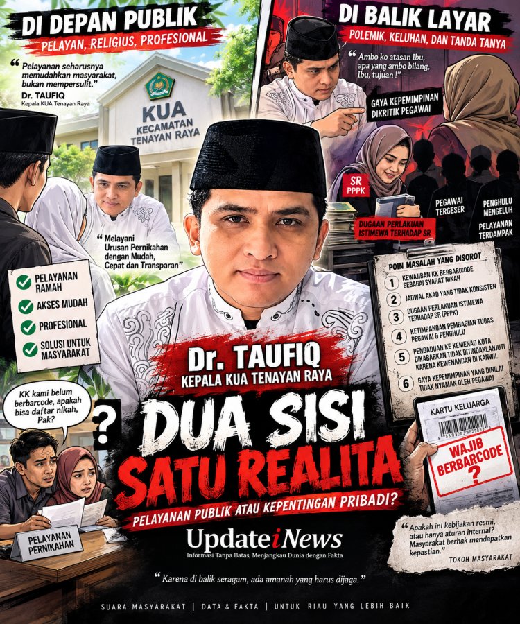 Kewajiban KK Barcode di KUA Tenayan Raya Dipertanyakan, Keluhan Pegawai dan Penghulu Mengemuka