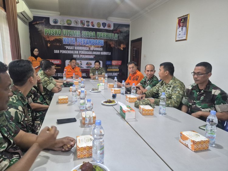 - Tim Penyuluh Karhutla Mabes TNI Perkuat Sinergi dengan BPBD Kota Pekanbaru