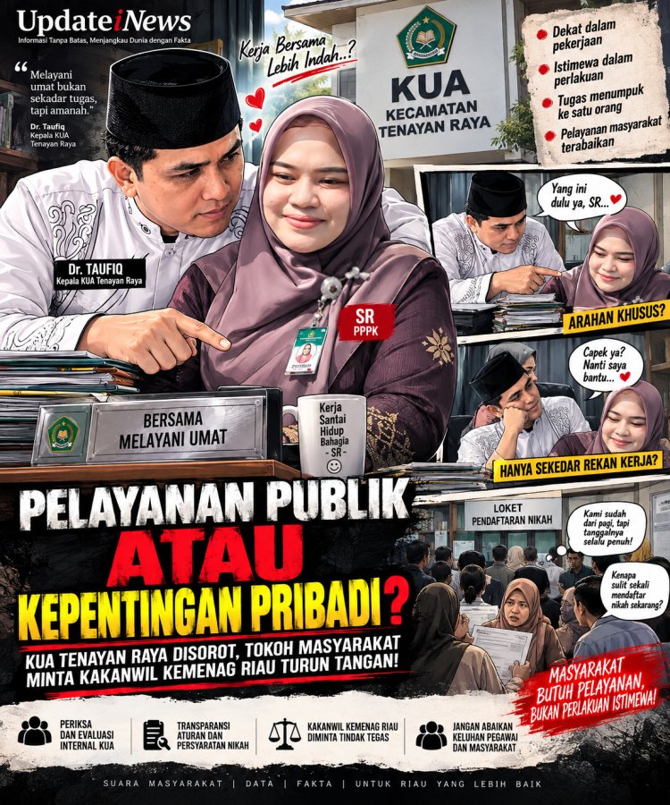 Gaya Kepemimpinan Kepala KUA Tenayan Raya Dipersoalkan, SR Kembali Jadi Sorotan